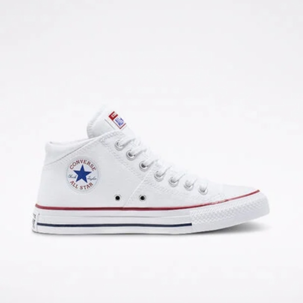 Chuck Taylor All Star Madison Canvas White Womens Size 8